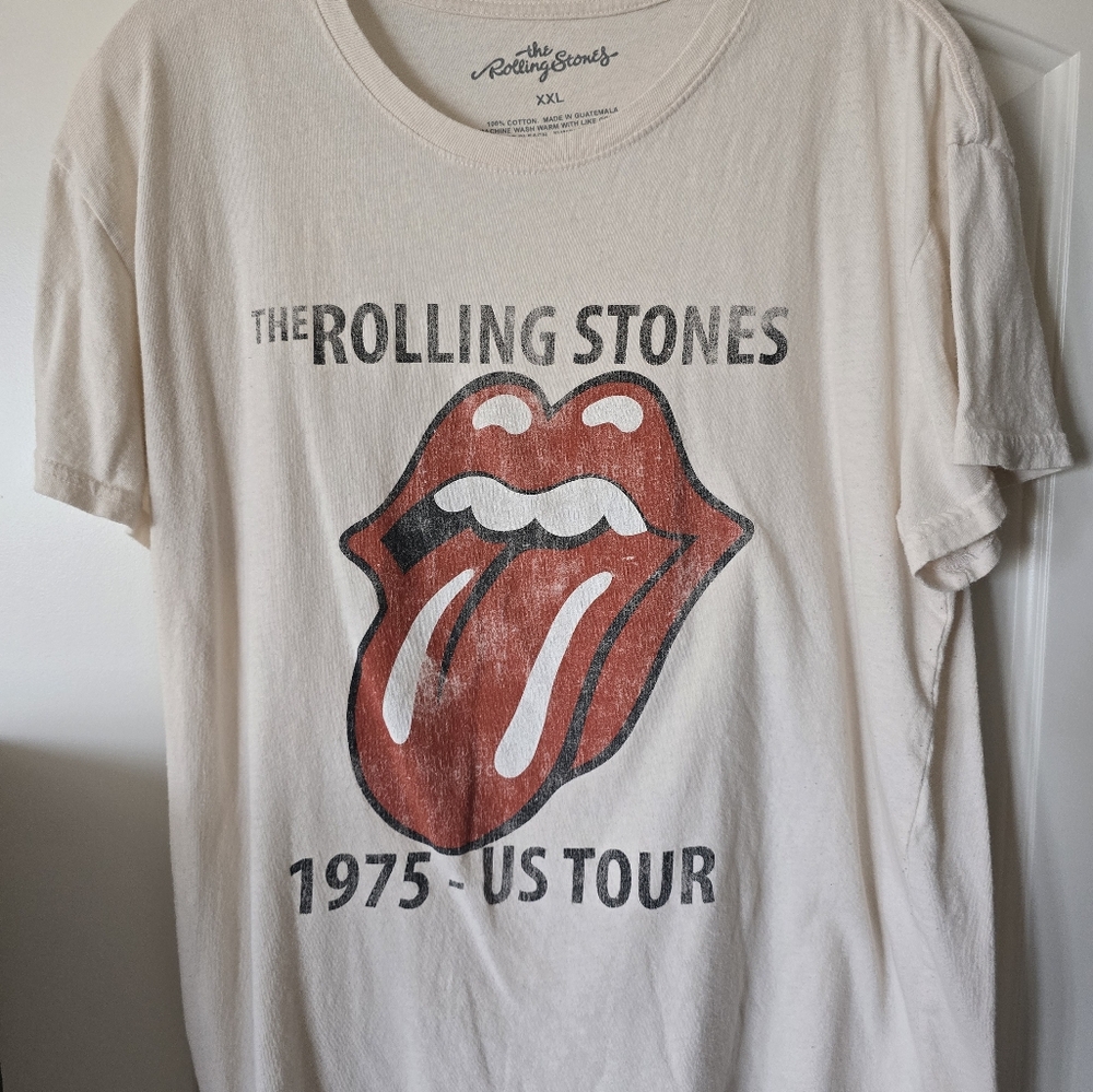The Rolling Stones Women's Short Sleeve Cotton Graphic Tee Size XXL